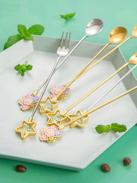 Cute Spoon & Fork