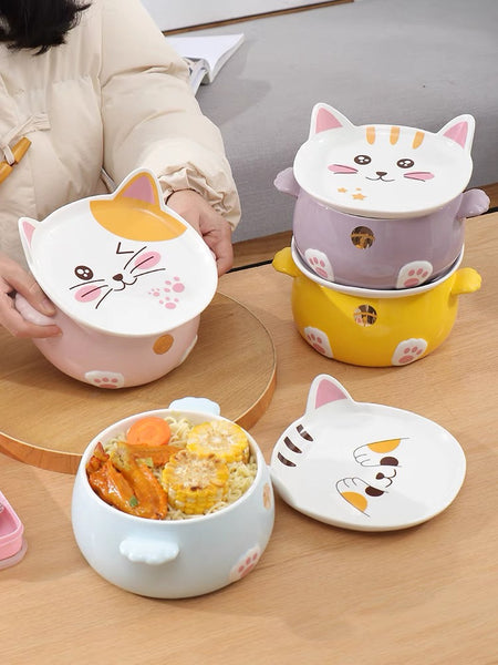 Kawaii Cat Bowl