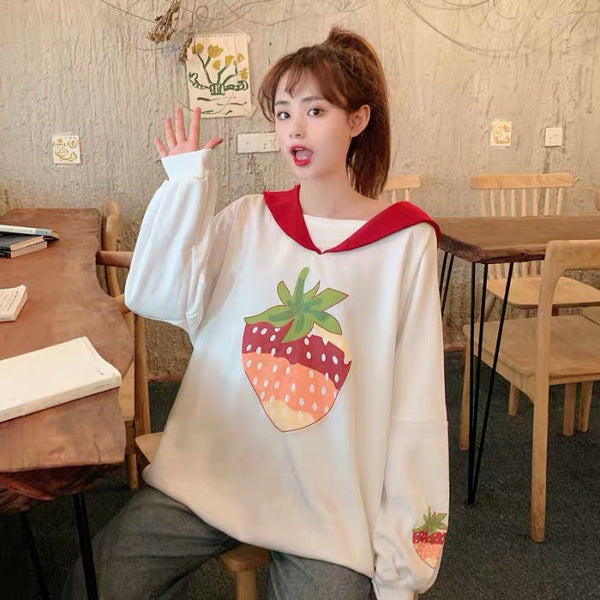 Cute Strawberry Hoody