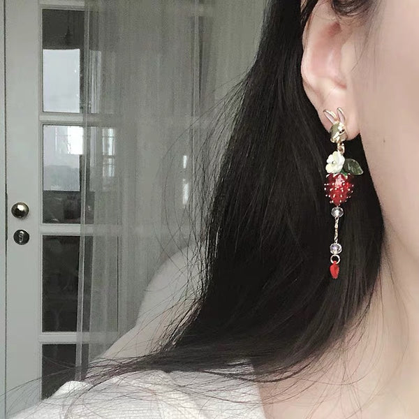 Cute Strawberry Earrings
