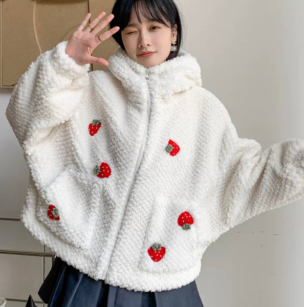 Cute Strawberry Coat