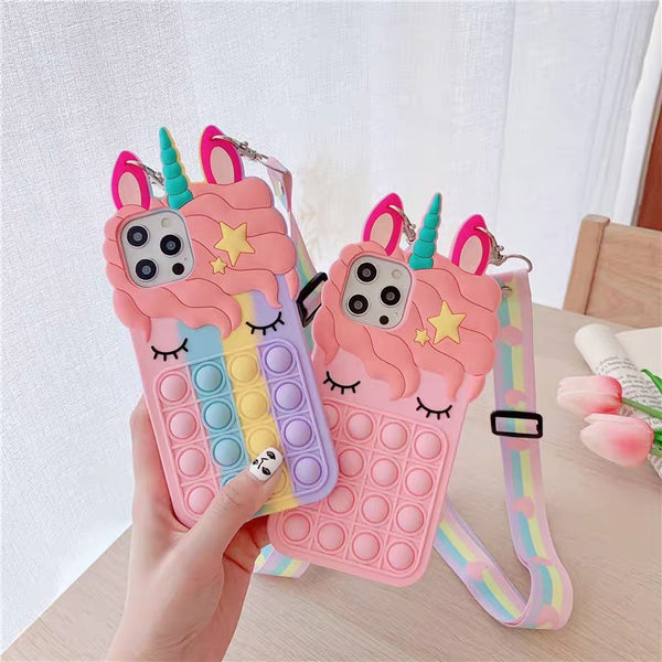Unicorn Phone Case For Iphone7/7P/8/8plus/X/XS/XR/Xs max/11/11Pro/11proMax/12/12proMax/12pro