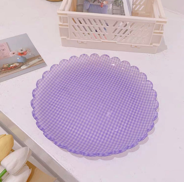 Cute Plaid Plates