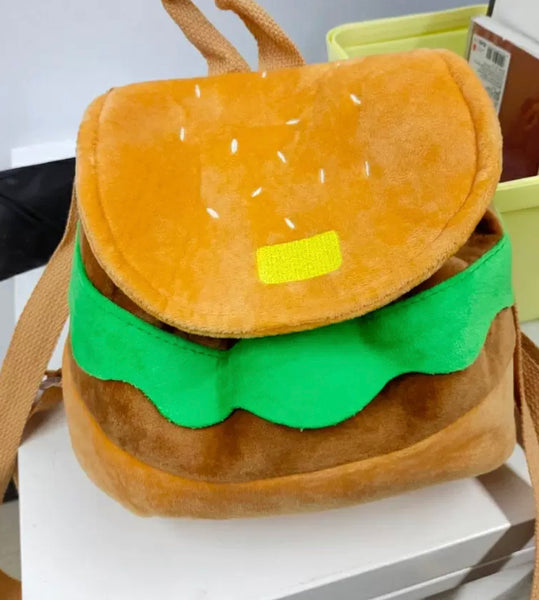 Kawaii Hamburger Backpack