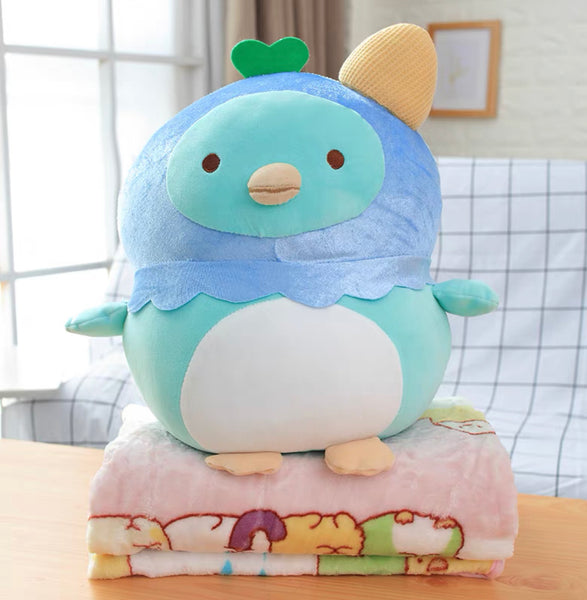 Kawaii Anime Pillow & Blanket