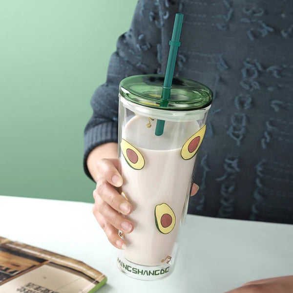 Cute Avocado Drinking Cup
