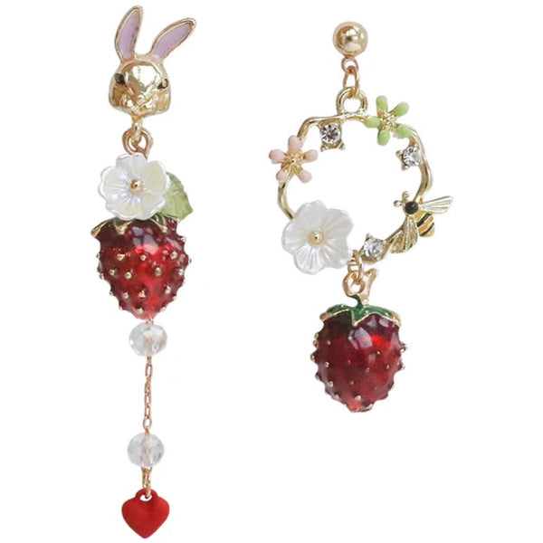 Cute Strawberry Earrings