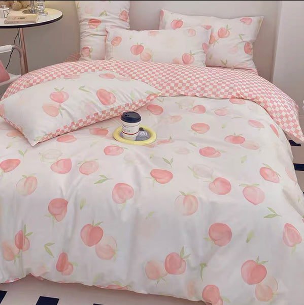 Cute Peaches Bedding Set
