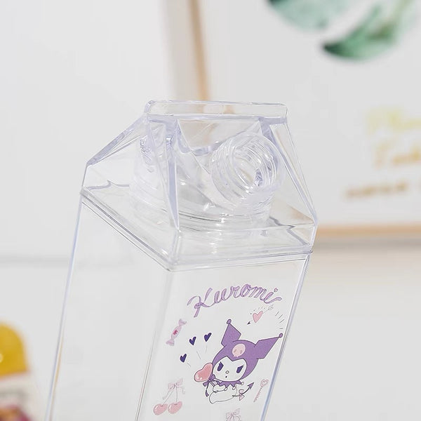 Cartoon Printed Milk Bottle