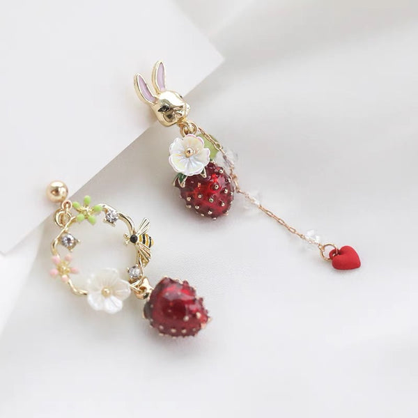 Cute Strawberry Earrings