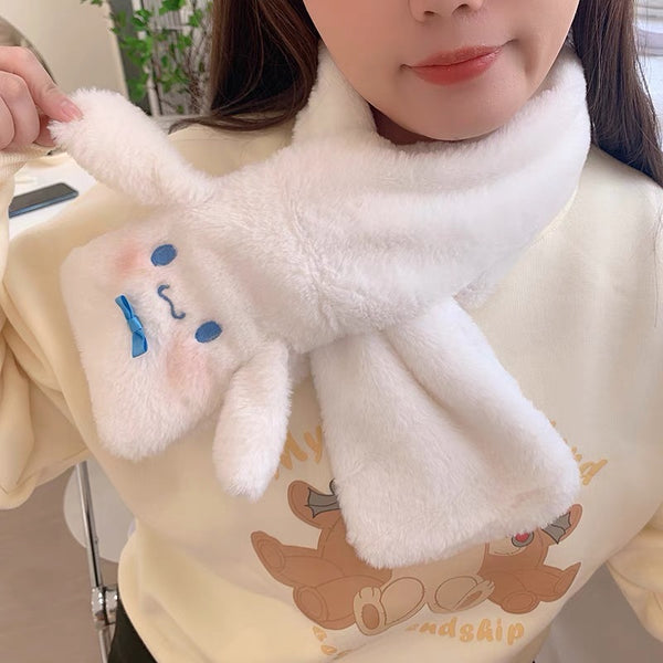 Cute Cinnamoroll Scarf & Gloves