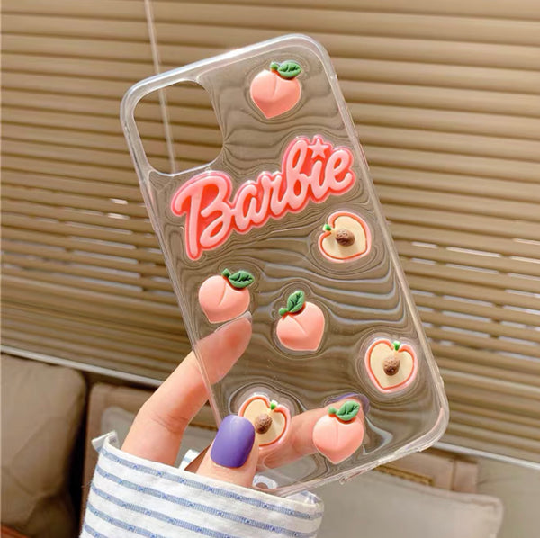 Peach Phone Case For Iphone6/6s/6p/7/8/7/8plus/X/XS/XR/XSmax/11/11pro/11proMax/12/12pro/12mini/12proMax