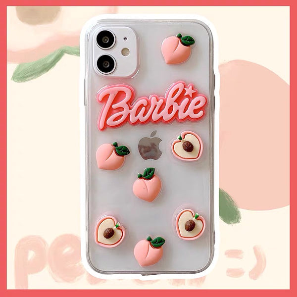 Peach Phone Case For Iphone6/6s/6p/7/8/7/8plus/X/XS/XR/XSmax/11/11pro/11proMax/12/12pro/12mini/12proMax
