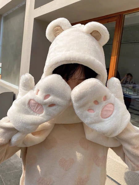 Kawaii Bear Scarf