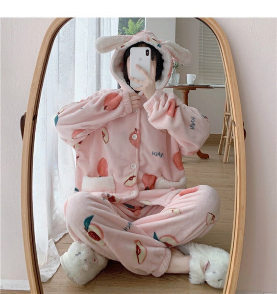 Cute Peach Pajamas