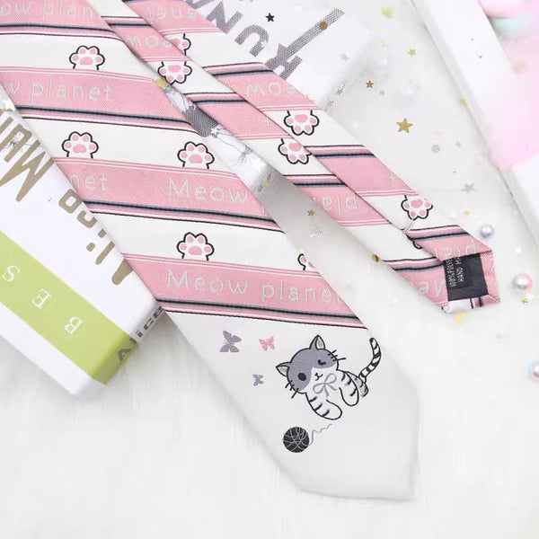 Kawaii Cat Necktie