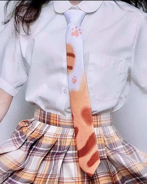 Cute Paw Necktie