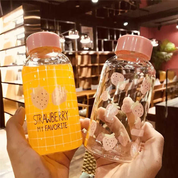 Cute Strawberry Drinking Bottle