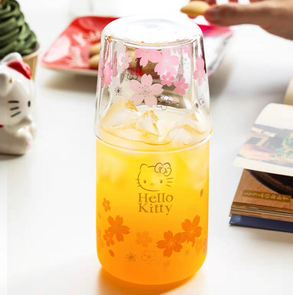 Sakura Kitty Drinking Bottle And Cup