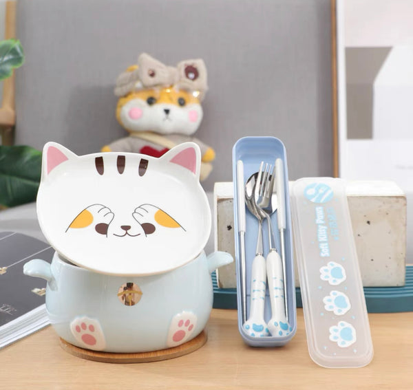Kawaii Cat Bowl