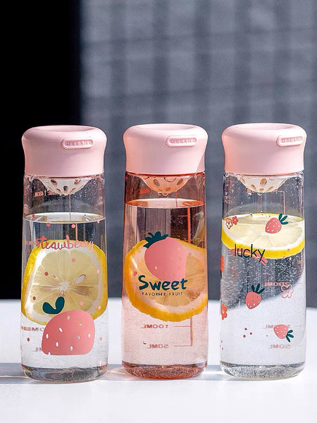 Cute Strawberry Drinking Bottle