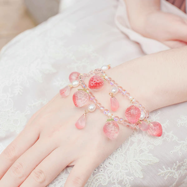 Cute Strawberry Bracelet