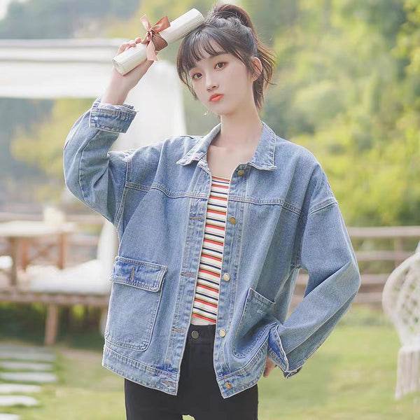 Cute Style Jean Coat