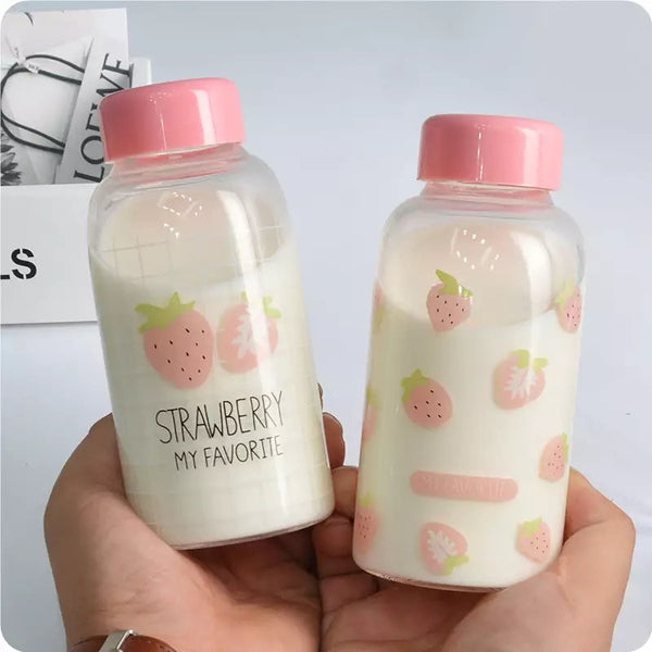 Cute Strawberry Drinking Bottle