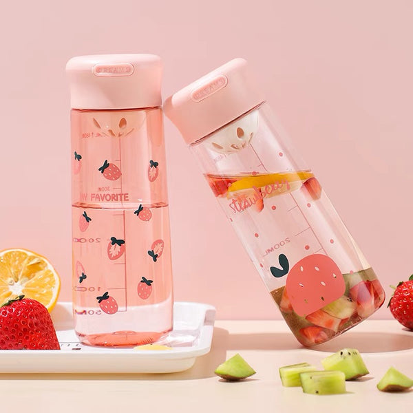 Cute Strawberry Drinking Bottle