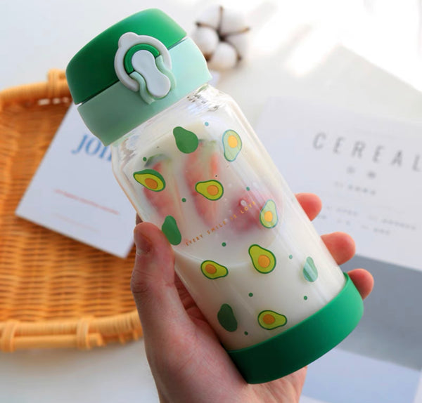 Cute Avocado Drinking Bottle
