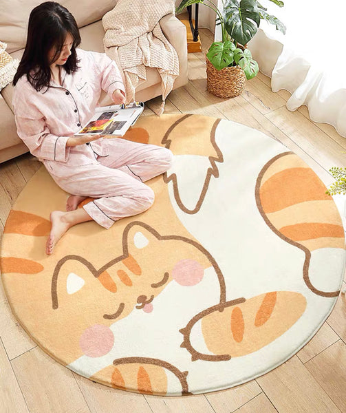 Kawaii Cat Floor Mat
