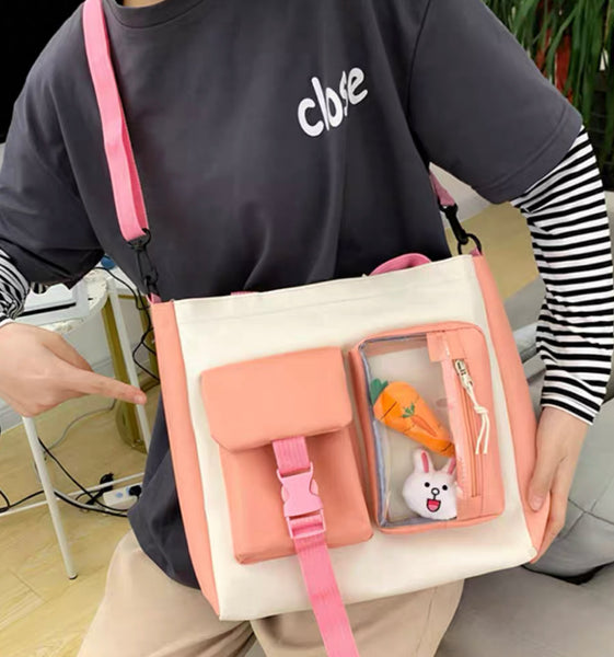 Kawaii Style Backpack Set