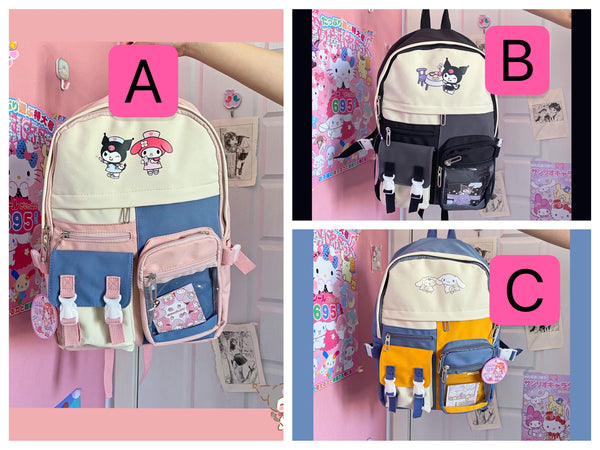 Cute Printed Backpack