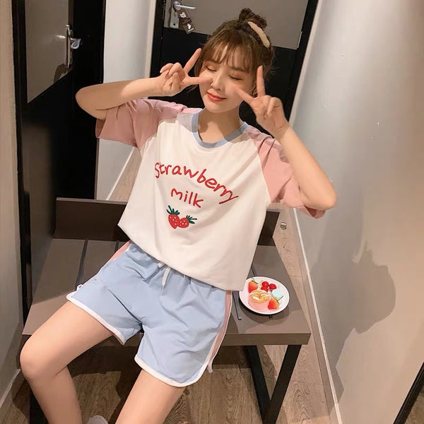 Cute Strawberry Pajamas