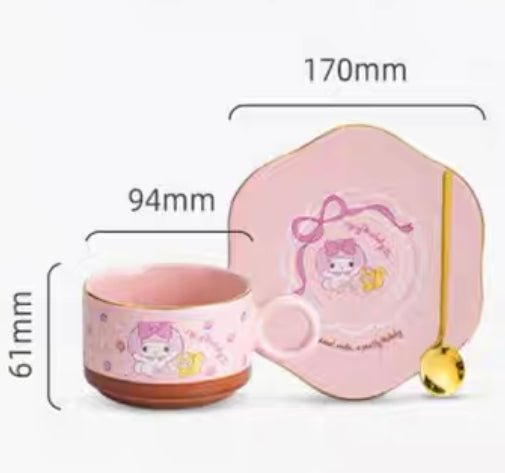 Sweet Cartoon Mug Set