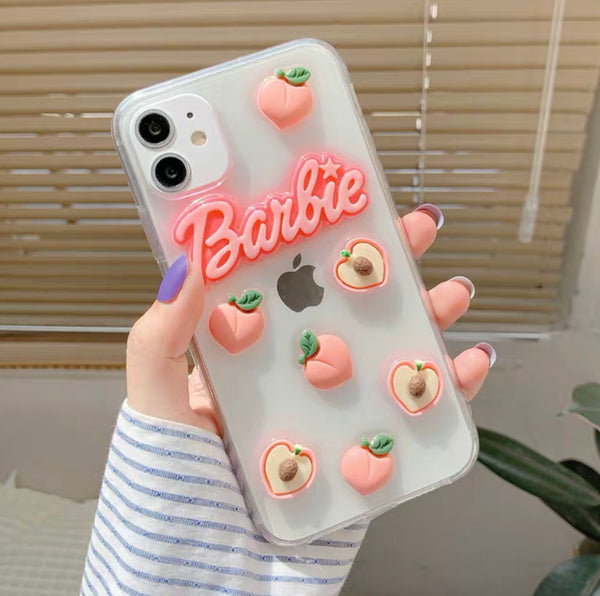 Peach Phone Case For Iphone6/6s/6p/7/8/7/8plus/X/XS/XR/XSmax/11/11pro/11proMax/12/12pro/12mini/12proMax