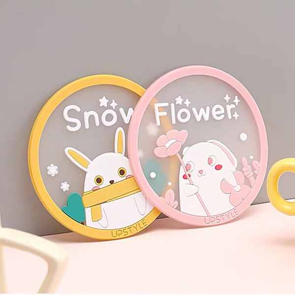 Kawaii Rabbit Cup Mat