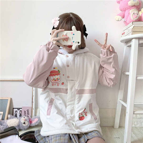 Cute Strawberry Coat