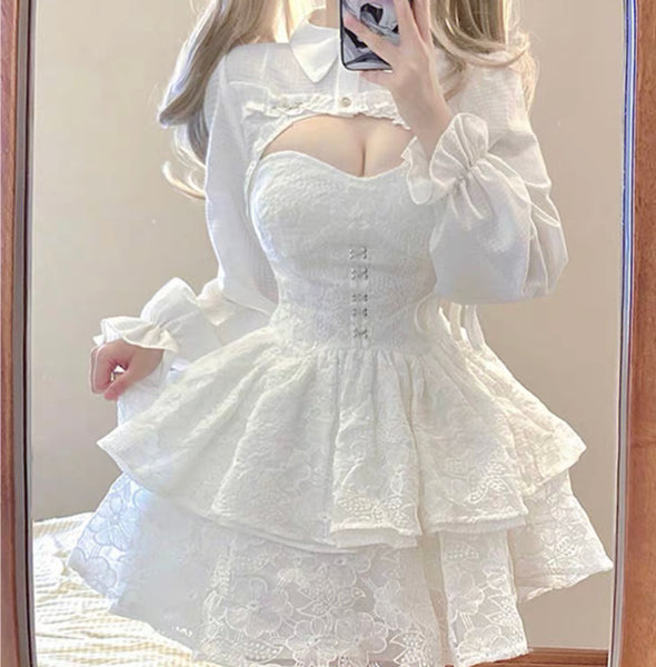 Cute Style Dress Suit