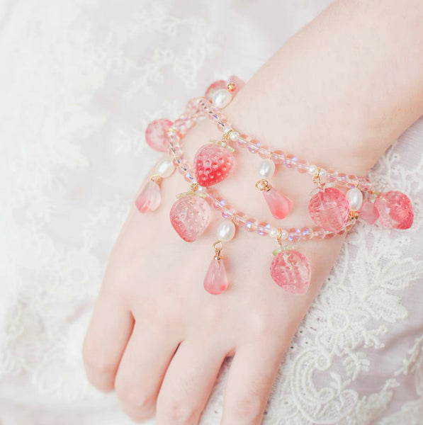 Cute Strawberry Bracelet