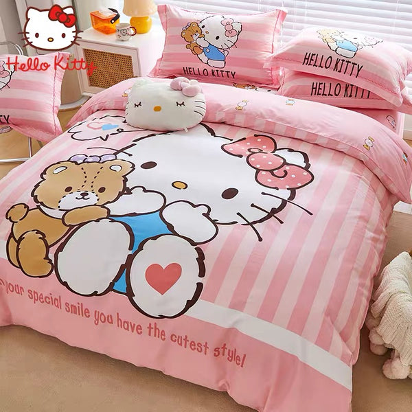 Cute Kitty Bedding Set