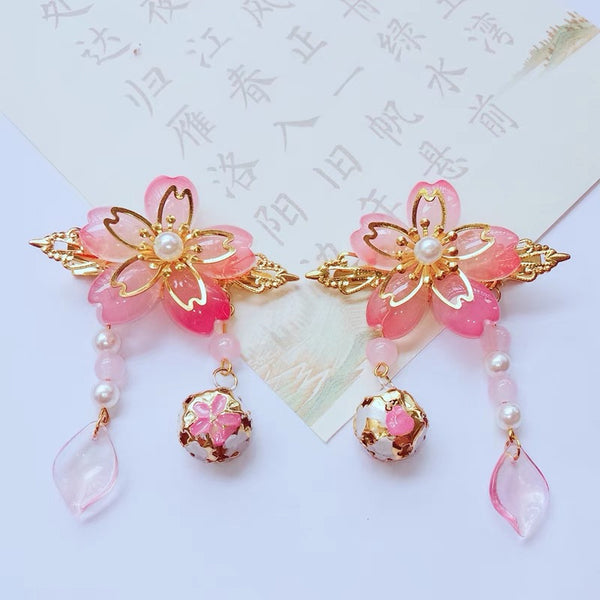 Cute Sakura Hair Clips