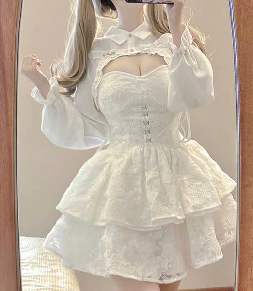Cute Style Dress Suit