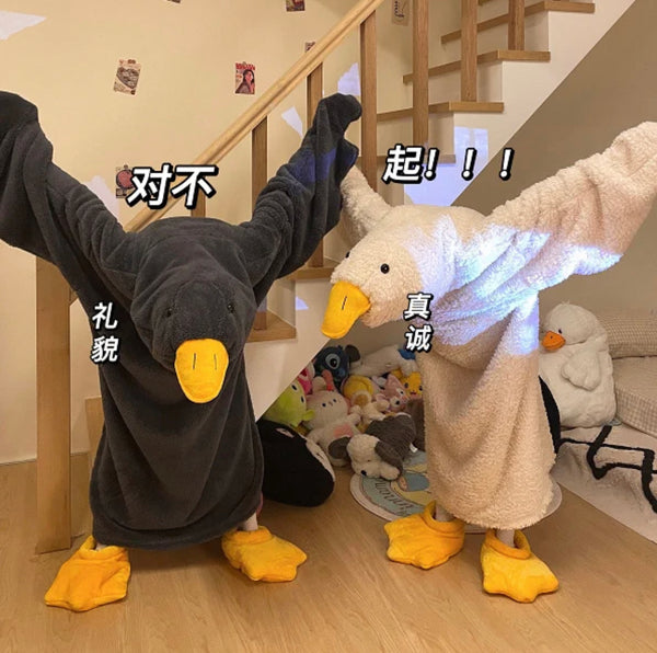 Funny Goose Pajamas Set