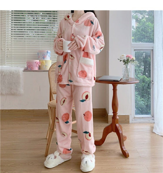 Cute Peach Pajamas