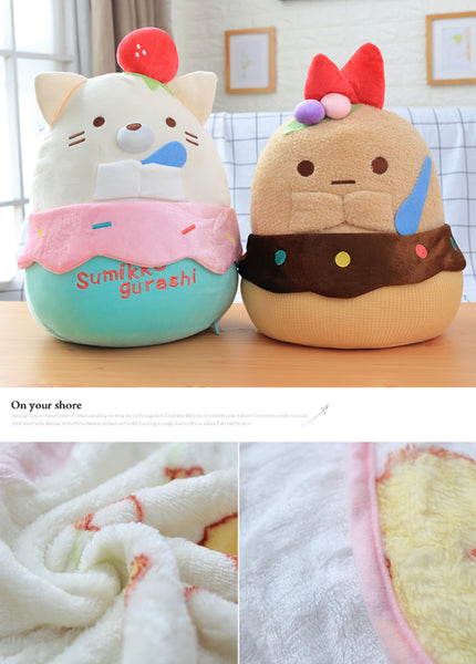Kawaii Anime Pillow & Blanket