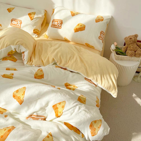 Soft Cheese Bedding Set