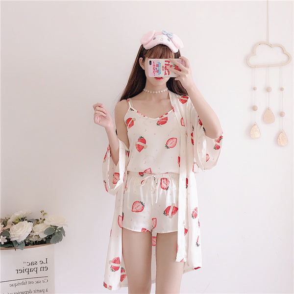 Cute Fruits Three Piece Suit