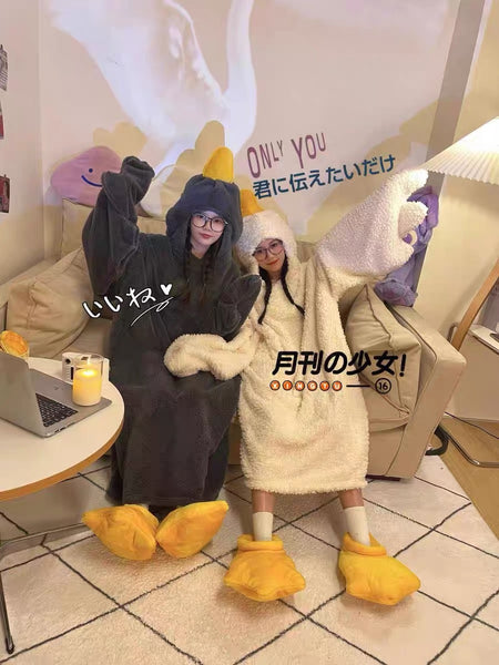 Funny Goose Pajamas Set