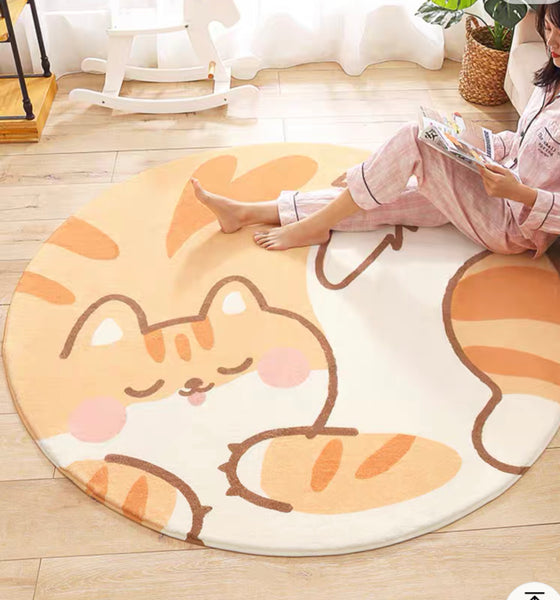 Kawaii Cat Floor Mat